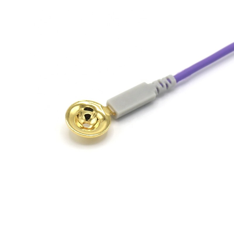 10 Ołów Pozostałe akcesoria do monitorów pacjentów Kabel EEG Dia 1,5 mm Z Złotym Pucharem