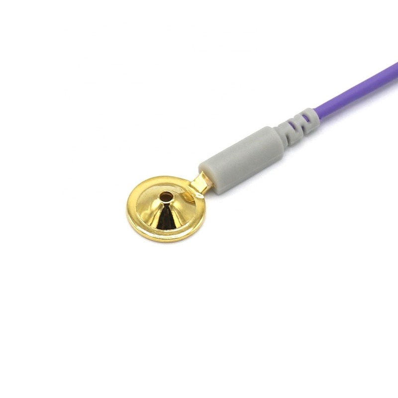 10 Ołów Pozostałe akcesoria do monitorów pacjentów Kabel EEG Dia 1,5 mm Z Złotym Pucharem