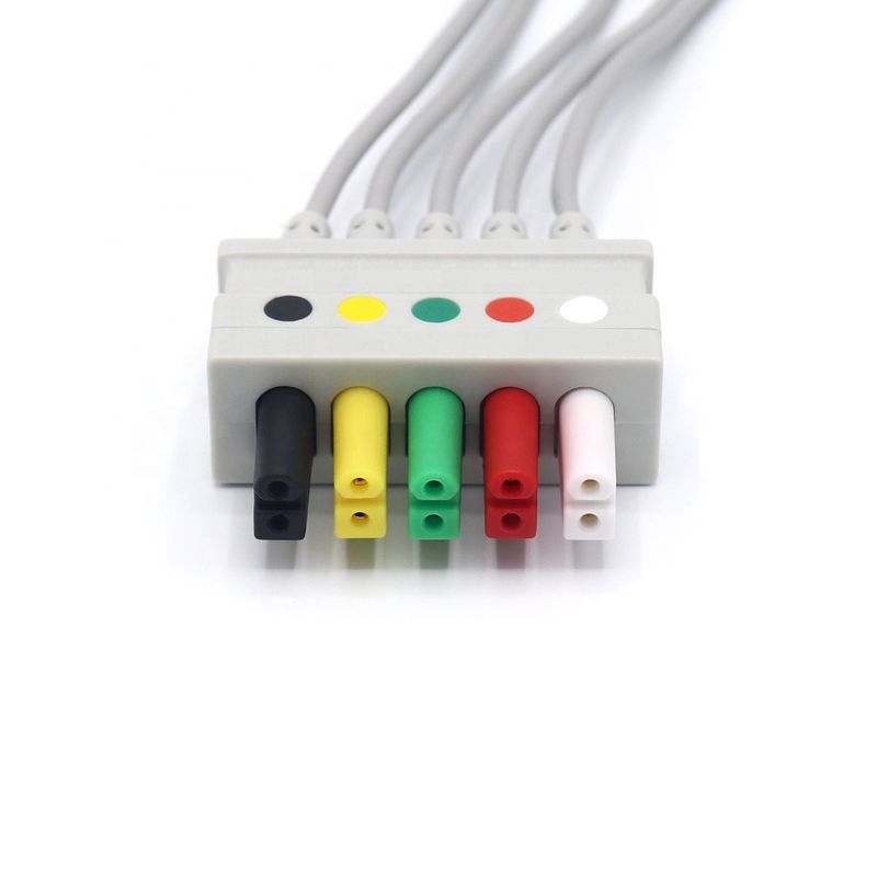 Bezlateks Stabilny przewód EKG, 0012-00-1261-07 AHA Kabel EKG IEC