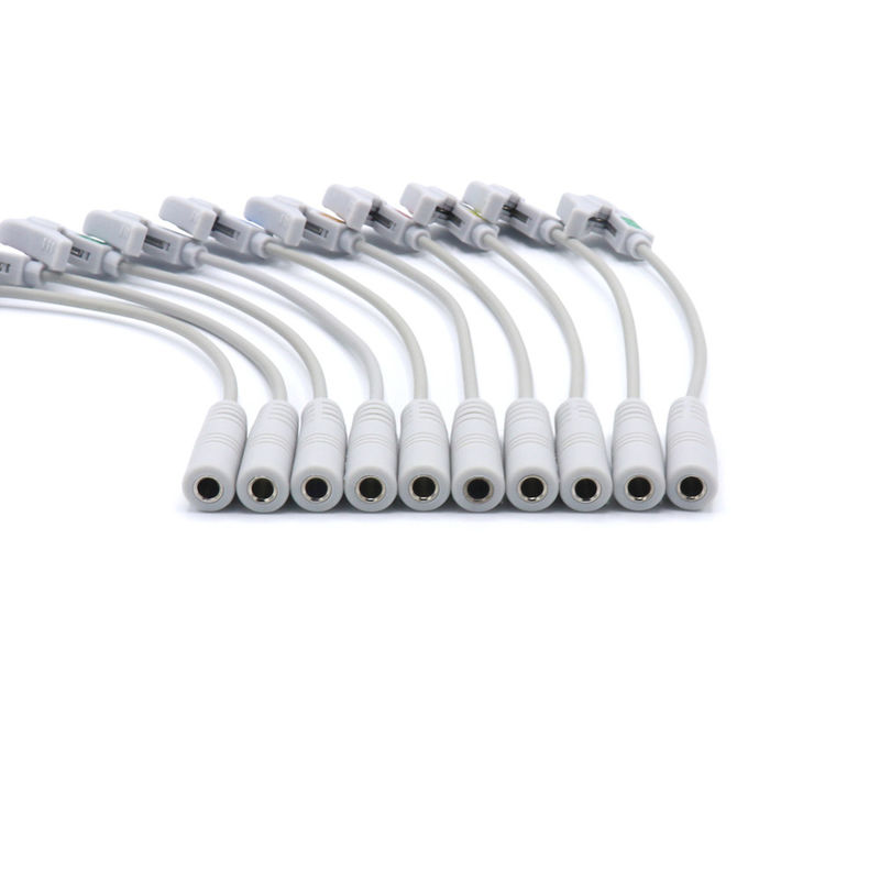 4.0 Banana Pinch EKG Machine Accessories Adapter Cable Praktyczny dla SK40BP