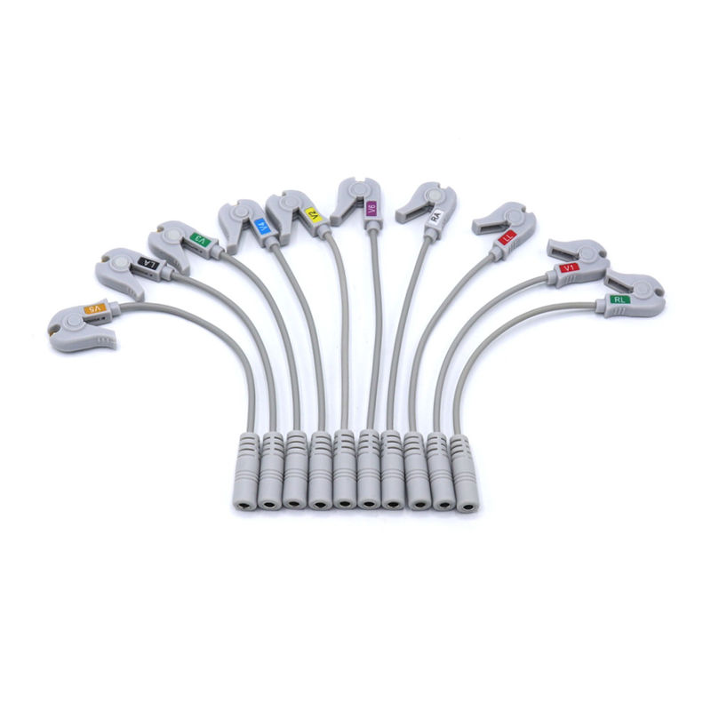 4.0 Banana Pinch EKG Machine Accessories Adapter Cable Praktyczny dla SK40BP