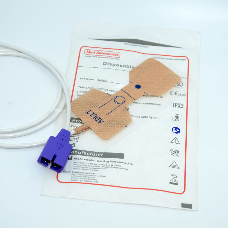 Nellcor jednorazowy czujnik Spo2 Adult Probe Kompatybilny z N-550/N-560/N-595/N-600/N-600x/N-65