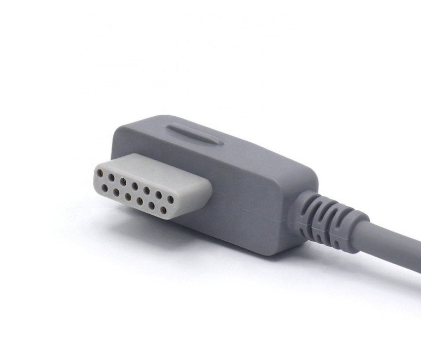 ISO13485 Rejestrator EKG Holter Kabel przenośny z 7 przewodami Snap