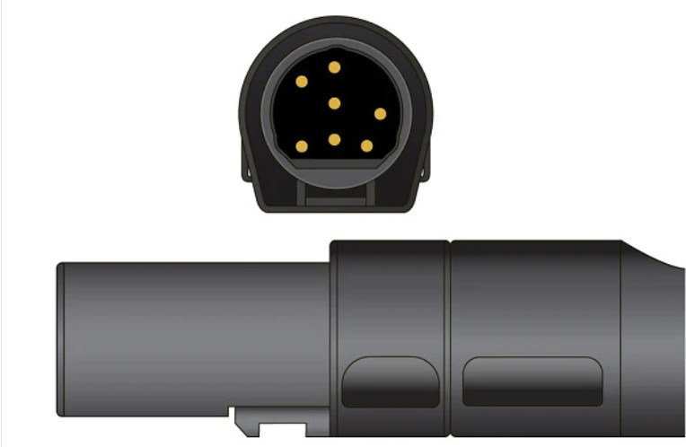 Datex GE Ohmeda Kompatybilny krótki 7-pin Finger Clip SpO2 Sensor - OXY-F1-H