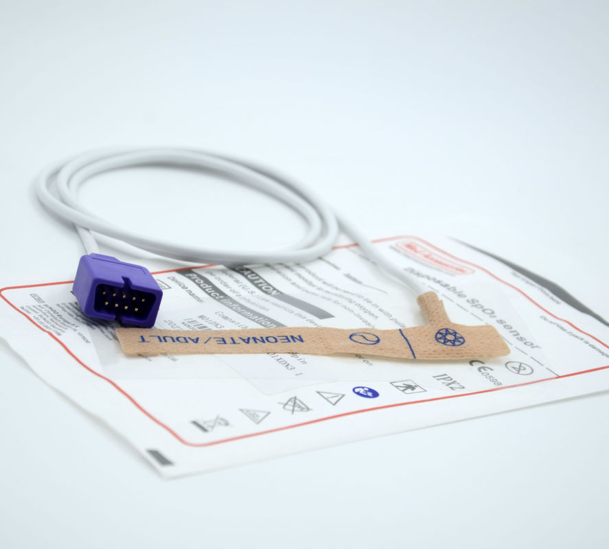 Przenośny czujnik Nellcor Pediatric Spo2 Sensor Nontoxic Jednorazowy czujnik oksymetryczny