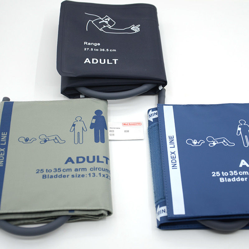 NIBP Neonatal Pediatric Blood Pressure Cuff z podwójnymi rurkami OEM Multiscene NIBP Adult Cuff