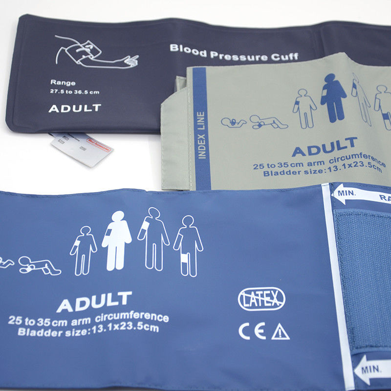 NIBP Neonatal Pediatric Blood Pressure Cuff z podwójnymi rurkami OEM Multiscene NIBP Adult Cuff