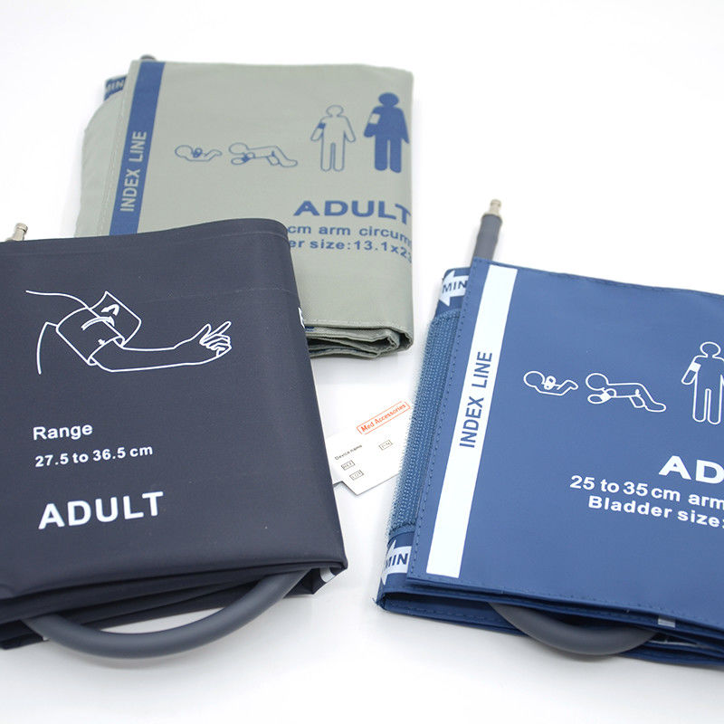 NIBP Neonatal Pediatric Blood Pressure Cuff z podwójnymi rurkami OEM Multiscene NIBP Adult Cuff