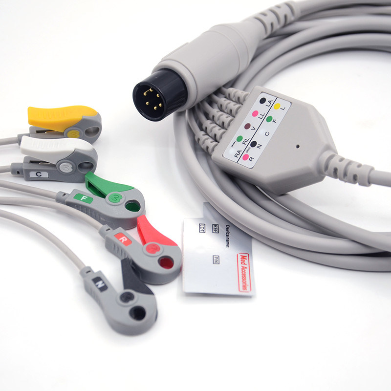 Mindray Portable Spo2 Probe Sensor Round Connector Pulse Oximeter Cable