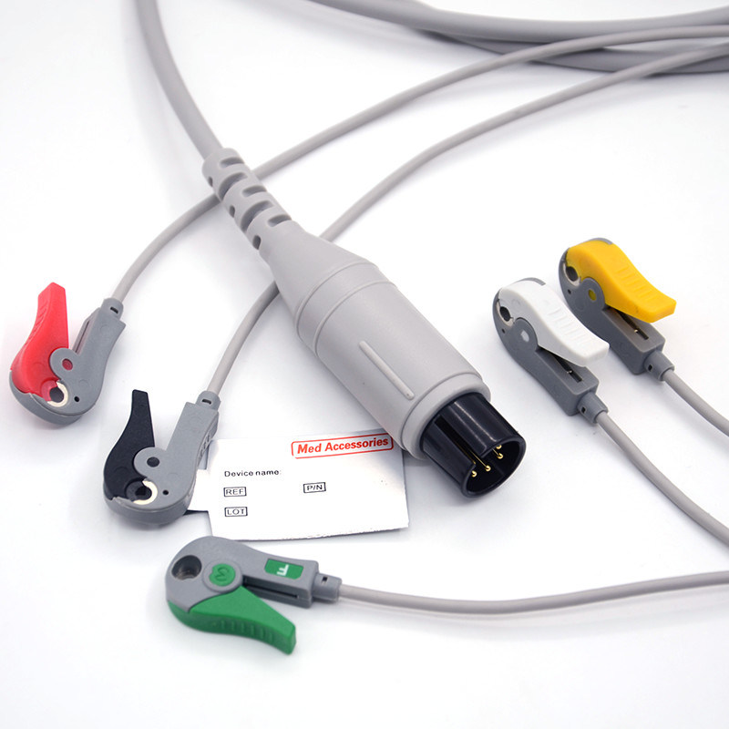 Mindray Portable Spo2 Probe Sensor Round Connector Pulse Oximeter Cable