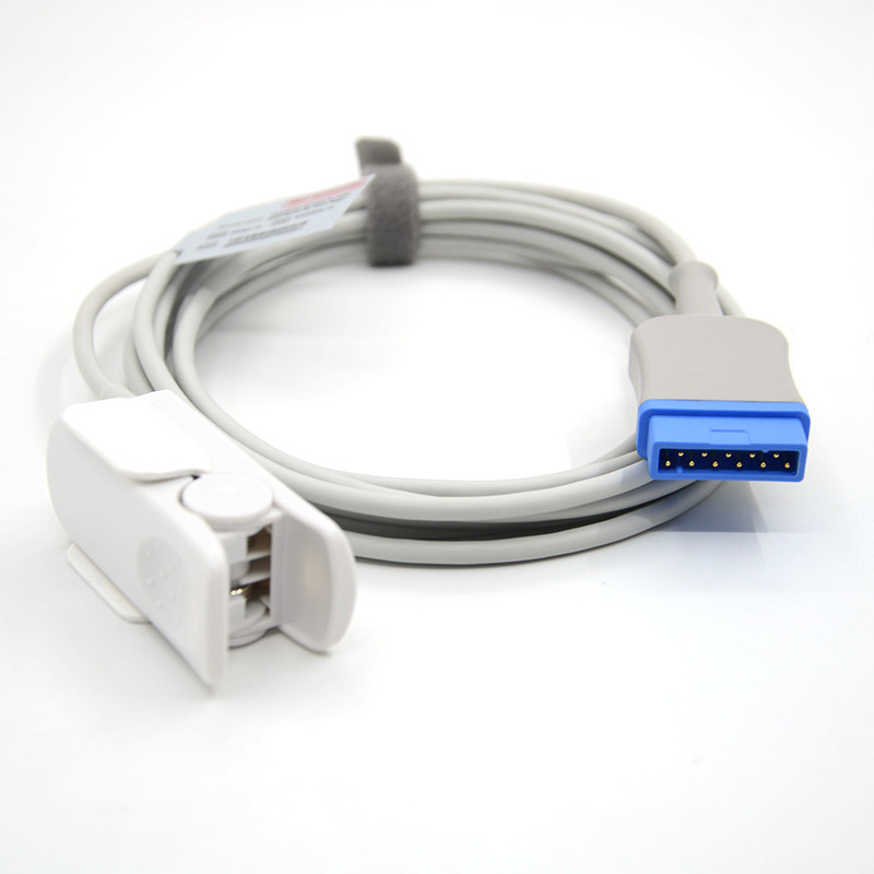 Wyrób wysokiej jakości GE Marquette Kompatybilny dla dorosłych Finger Spo2 Sensor 11 Pin GE sensor spo2