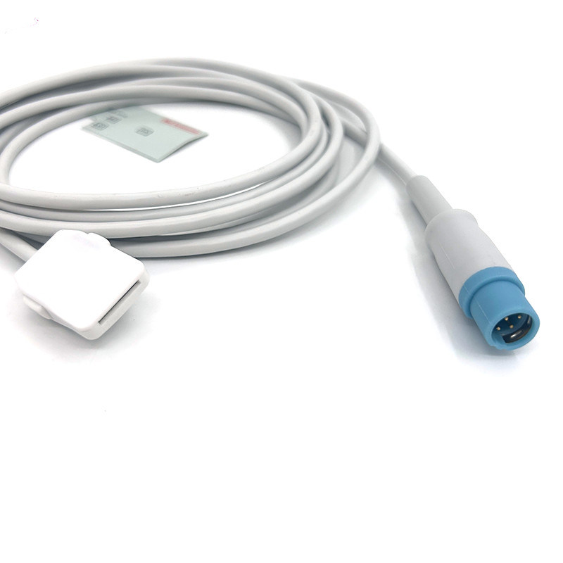TPU Grey Spo2 Sensor Cable Single Pack dla wszystkich typów pacjentów dla Masimo 7 Pin To Drager