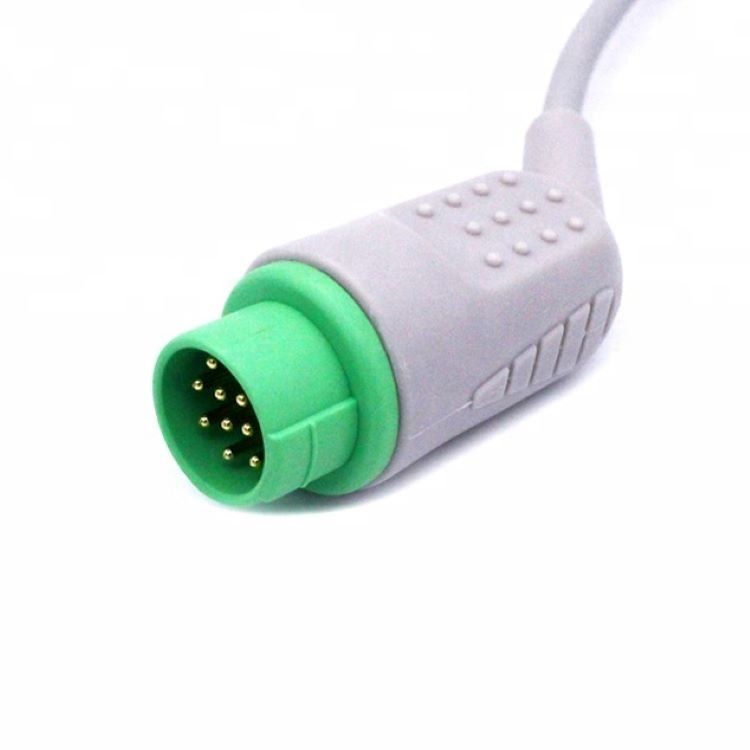 Monitor opieki medycznej Akcesoria Biolight EKG Kabel 12 Pin 5 Leads Grabber End Jeden kawałek 3,4m Rozmiar