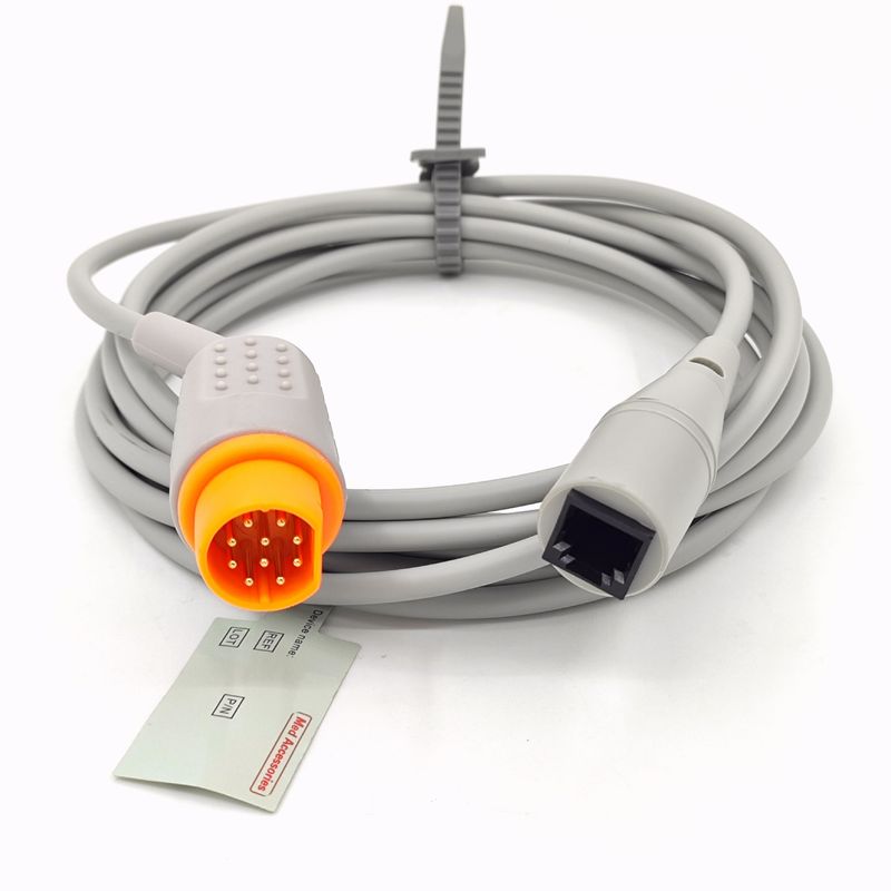 Akcesorium do monitorów medycznych Praktyczny siwy kabel IBP Kompatybilny z Siemens To MX Multi Function