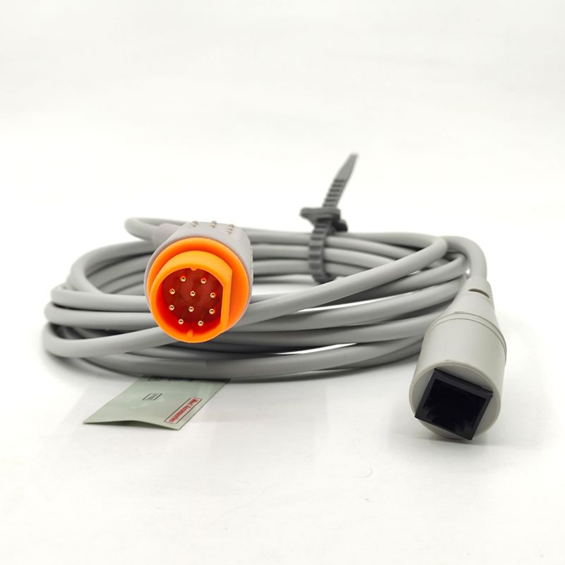 Akcesorium do monitorów medycznych Praktyczny siwy kabel IBP Kompatybilny z Siemens To MX Multi Function