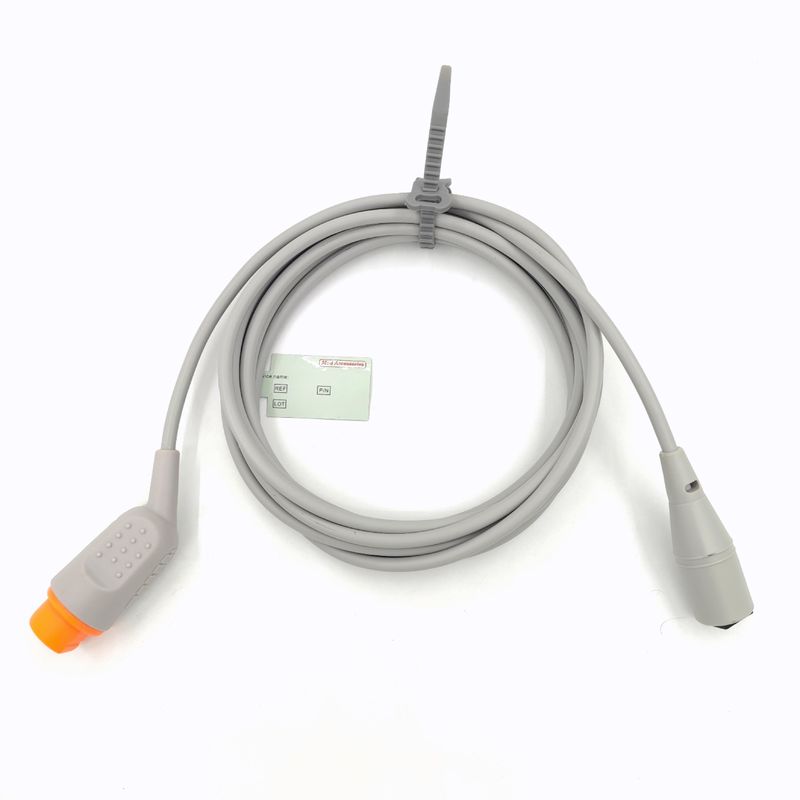 Akcesorium do monitorów medycznych Praktyczny siwy kabel IBP Kompatybilny z Siemens To MX Multi Function