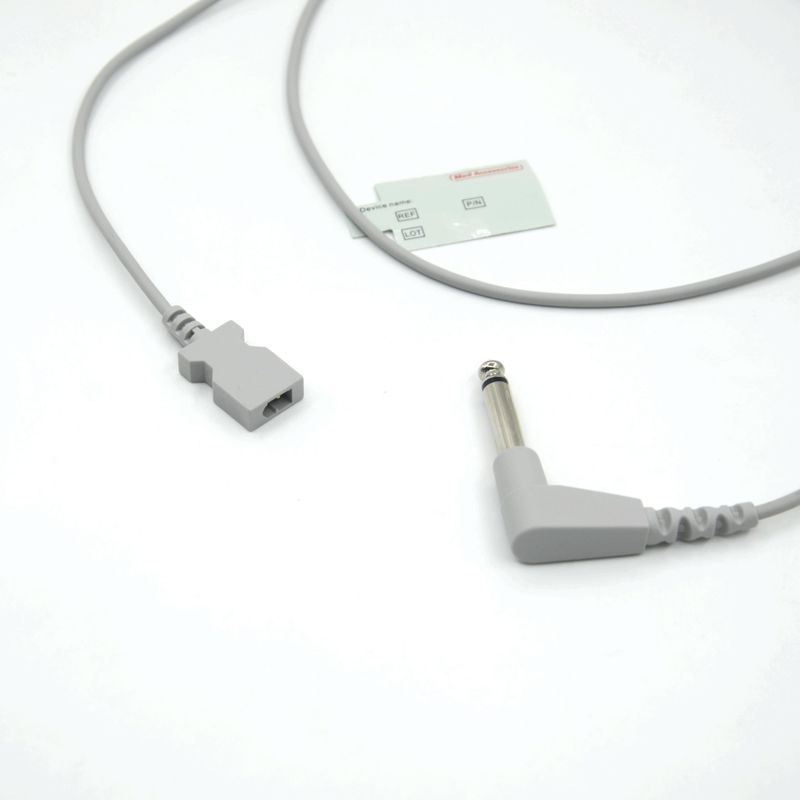 Kompatybilny YSI 400 prostokątny kabel z podwójnym złączem z adapterem temperatury do jednorazowej sondy temperatury