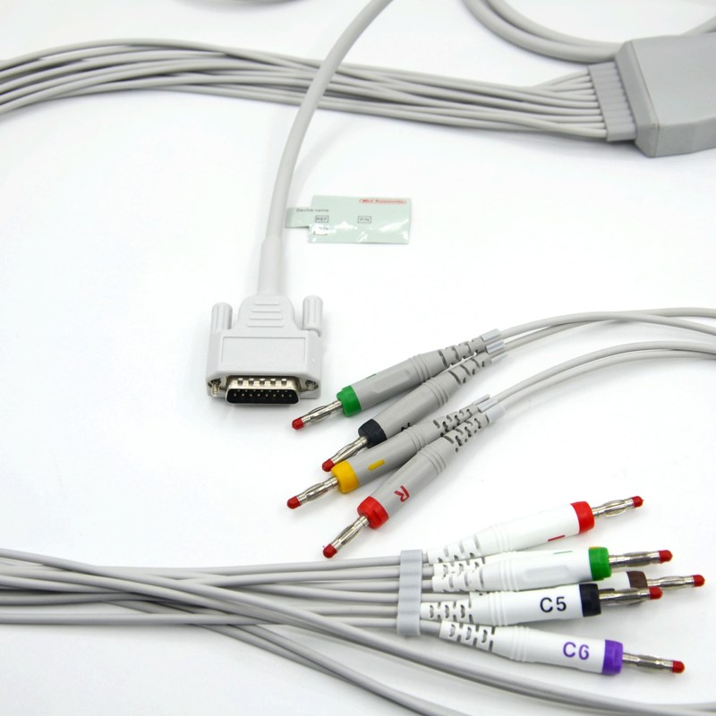 Kompatybilny kabel EKG Nihon Kohden 10 dla monitorów pacjentów