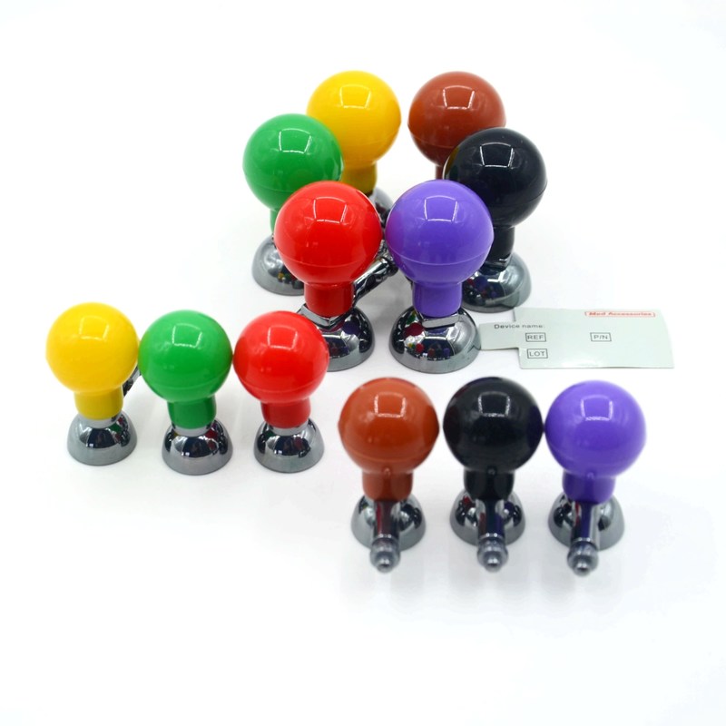 ISO13485 Dorośli EKG Pediatryczny Elektroda SUSYCJA kulka z śrubą wielobarwny Uniwersalny 6 sztuk / pudełko