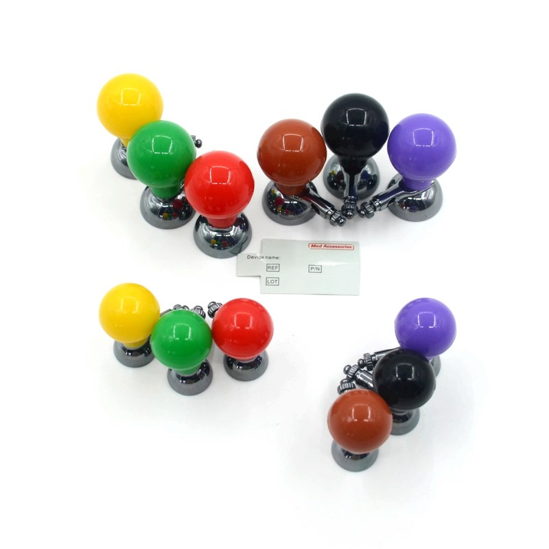 ISO13485 Dorośli EKG Pediatryczny Elektroda SUSYCJA kulka z śrubą wielobarwny Uniwersalny 6 sztuk / pudełko