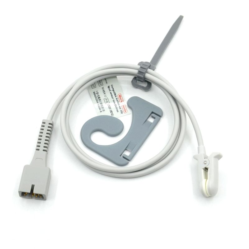 Producent Monitor Akcesoria wielokrotne Kompatybilne Nellcor PM-50,PM-60 NPB 40 7Pin Clip Ear SpO2 Sensor
