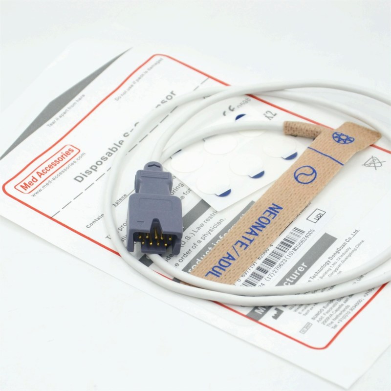 Dostawca akcesoriów medycznych Kompatybilny z Masimo 2329 Neonatalny/Dla dorosłych 9-pinowy jednorazowy czujnik SpO2