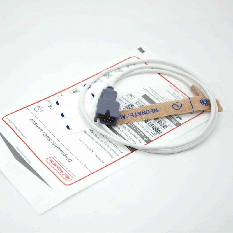 Dostawca akcesoriów medycznych Kompatybilny z Masimo 2329 Neonatalny/Dla dorosłych 9-pinowy jednorazowy czujnik SpO2