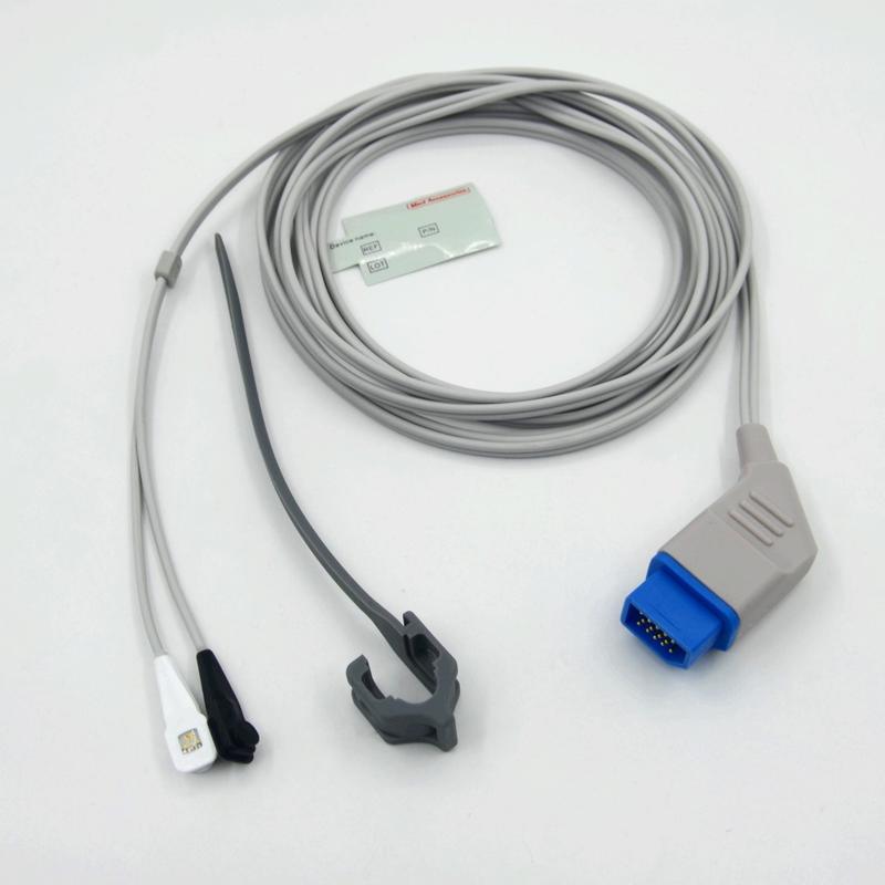 Akcesoria Czujnik SpO2 Kompatybilny  Nihon Kohden Wielokrotnego Użytku Wielomiejscowy Producent Monitora