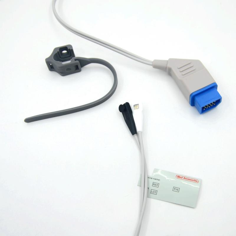 Akcesoria Czujnik SpO2 Kompatybilny  Nihon Kohden Wielokrotnego Użytku Wielomiejscowy Producent Monitora