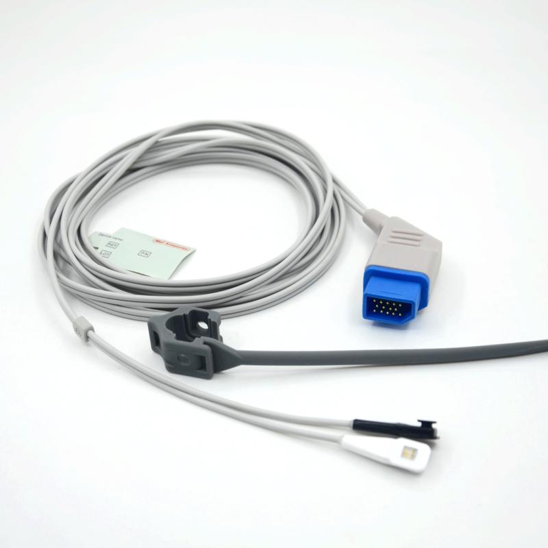 Akcesoria Czujnik SpO2 Kompatybilny  Nihon Kohden Wielokrotnego Użytku Wielomiejscowy Producent Monitora