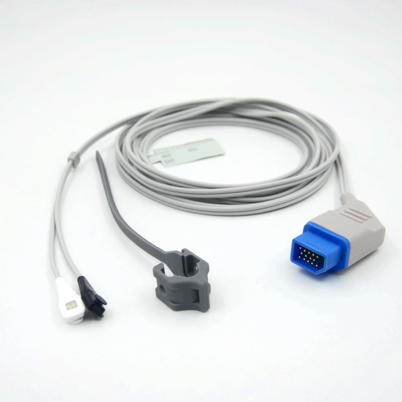 Akcesoria Czujnik SpO2 Kompatybilny  Nihon Kohden Wielokrotnego Użytku Wielomiejscowy Producent Monitora