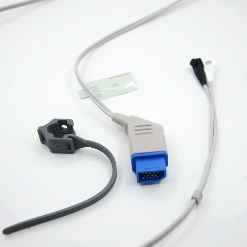 Akcesoria Czujnik SpO2 Kompatybilny  Nihon Kohden Wielokrotnego Użytku Wielomiejscowy Producent Monitora