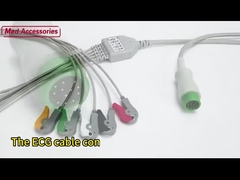Wielofunkcyjna EKG EKG przewody medyczne Praktyczne Kompatybilne Drager Siemens